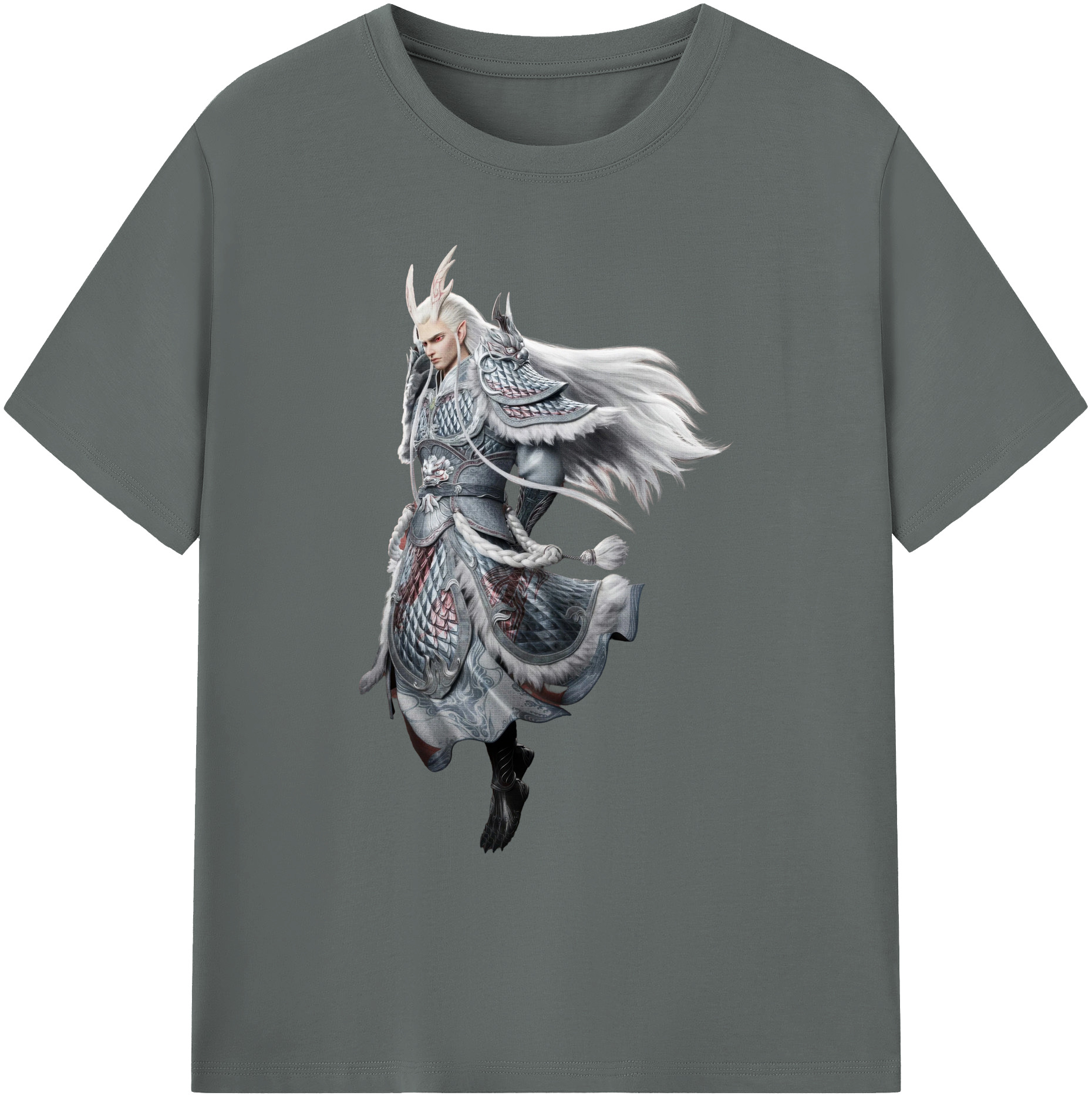 （画像用） Ne Zha 2 ナタ 魔童の大暴れ 綿100％ メンズ半袖Tシャツ｜肌触りやわらか＆通気性
